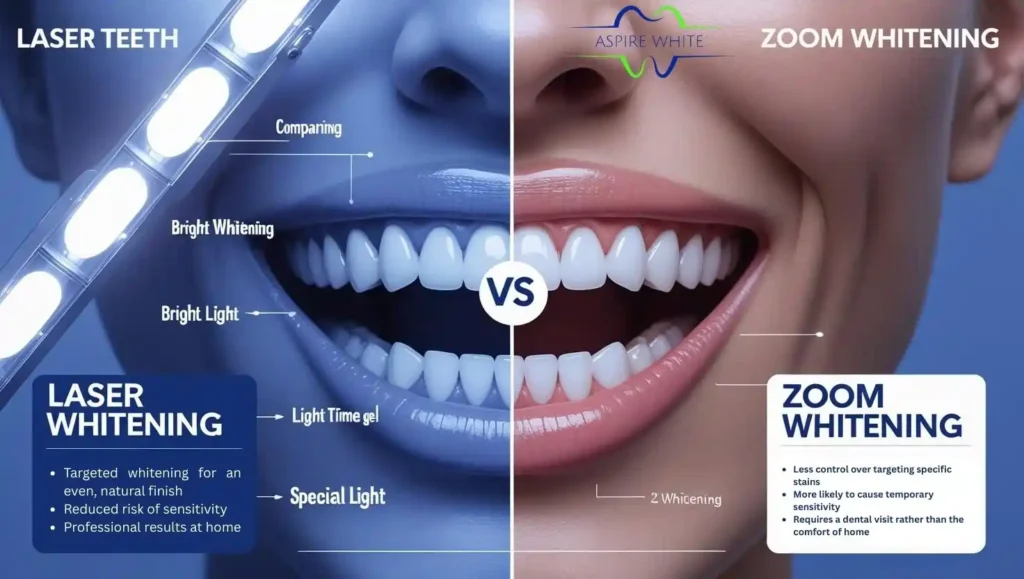 Laser Teeth Whitening vs. Zoom Whitening Derby