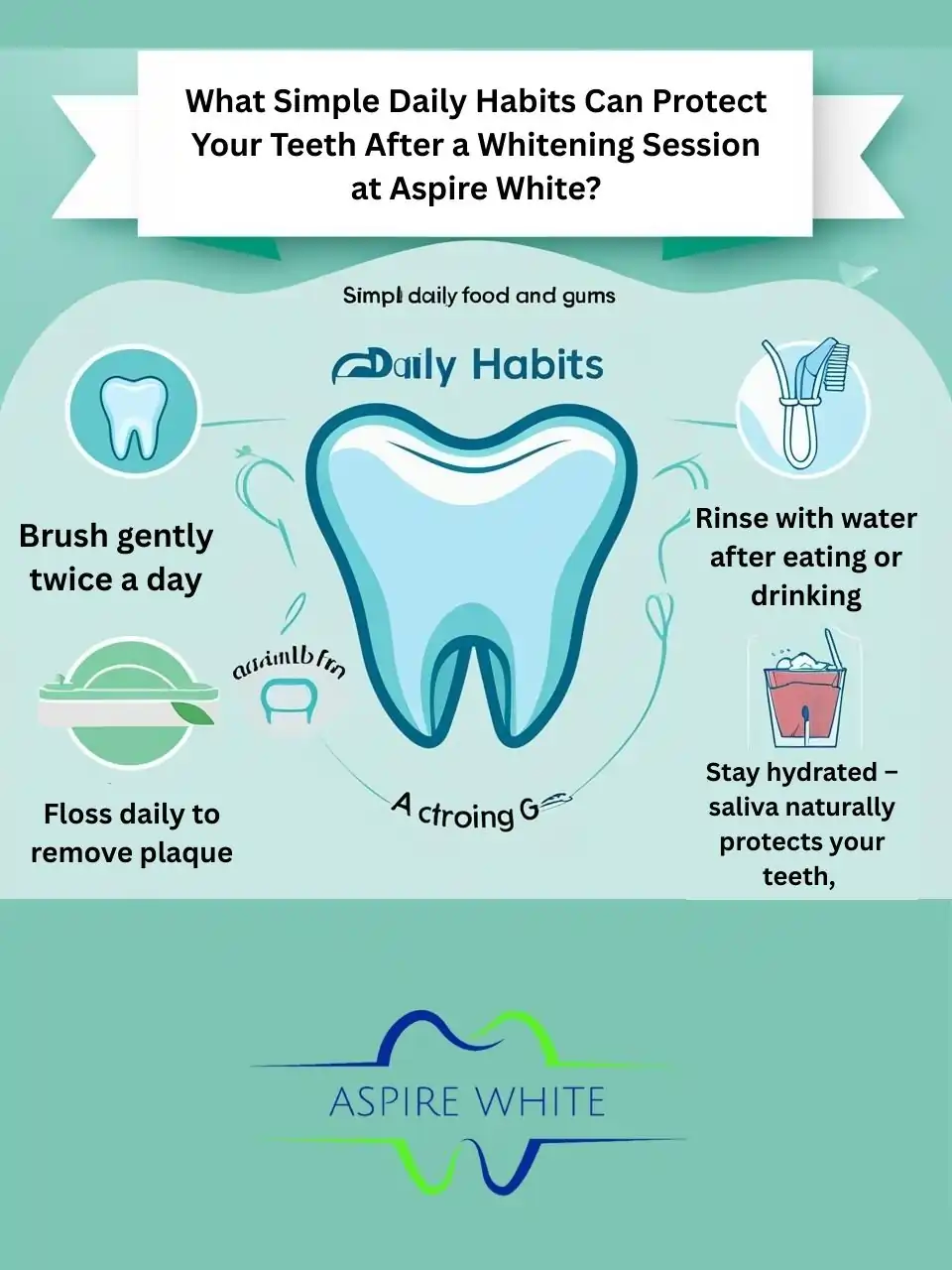 What Simple Daily Habits Can Protect Your Teeth After a Whitening Session at Aspire White Derby